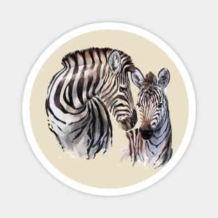 Zebra Wild Art Magnet